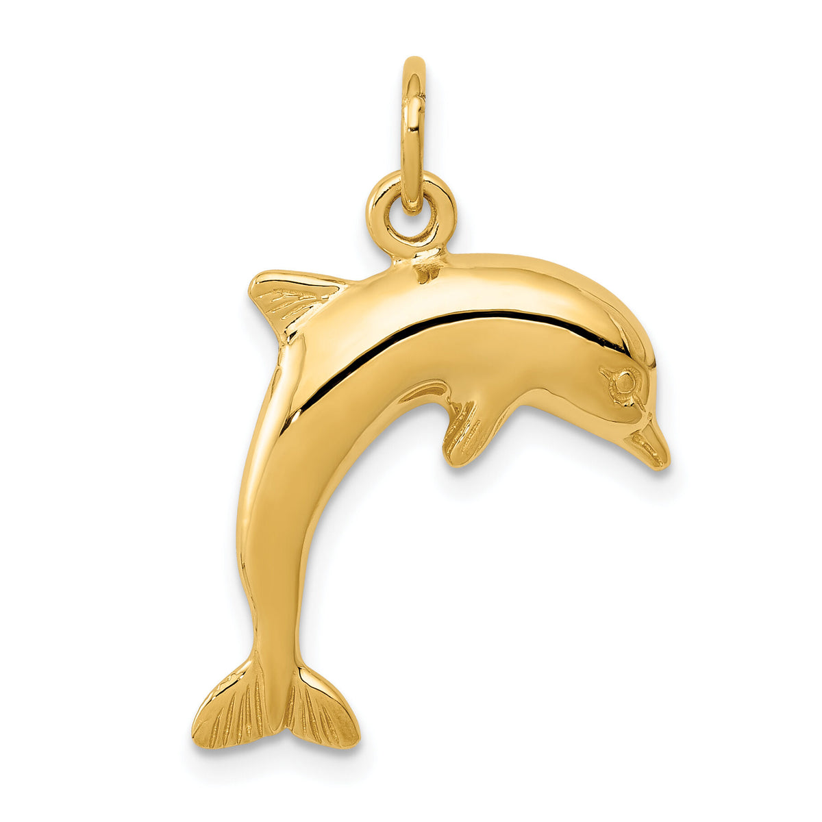 14k Dolphin Charm-C495