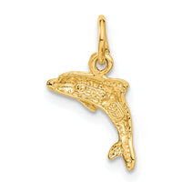 14k Dolphin Pendant-C502