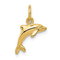 14k Dolphin Pendant-C502