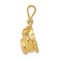 14k Bulldog Pendant-C523