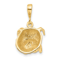14k Bulldog Pendant-C523