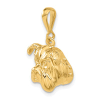 14k Bulldog Pendant-C523