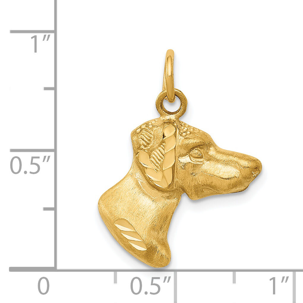 14K Dog Charm-C524