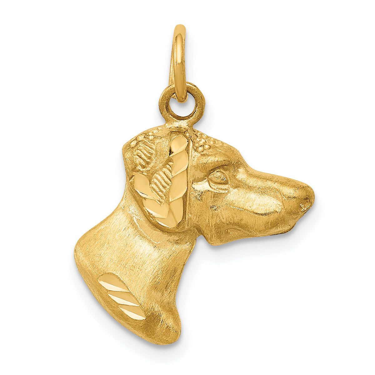 14K Dog Charm-C524