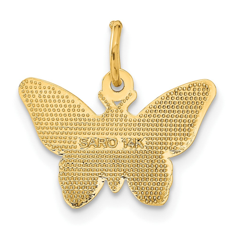 14k Butterfly Charm-C537