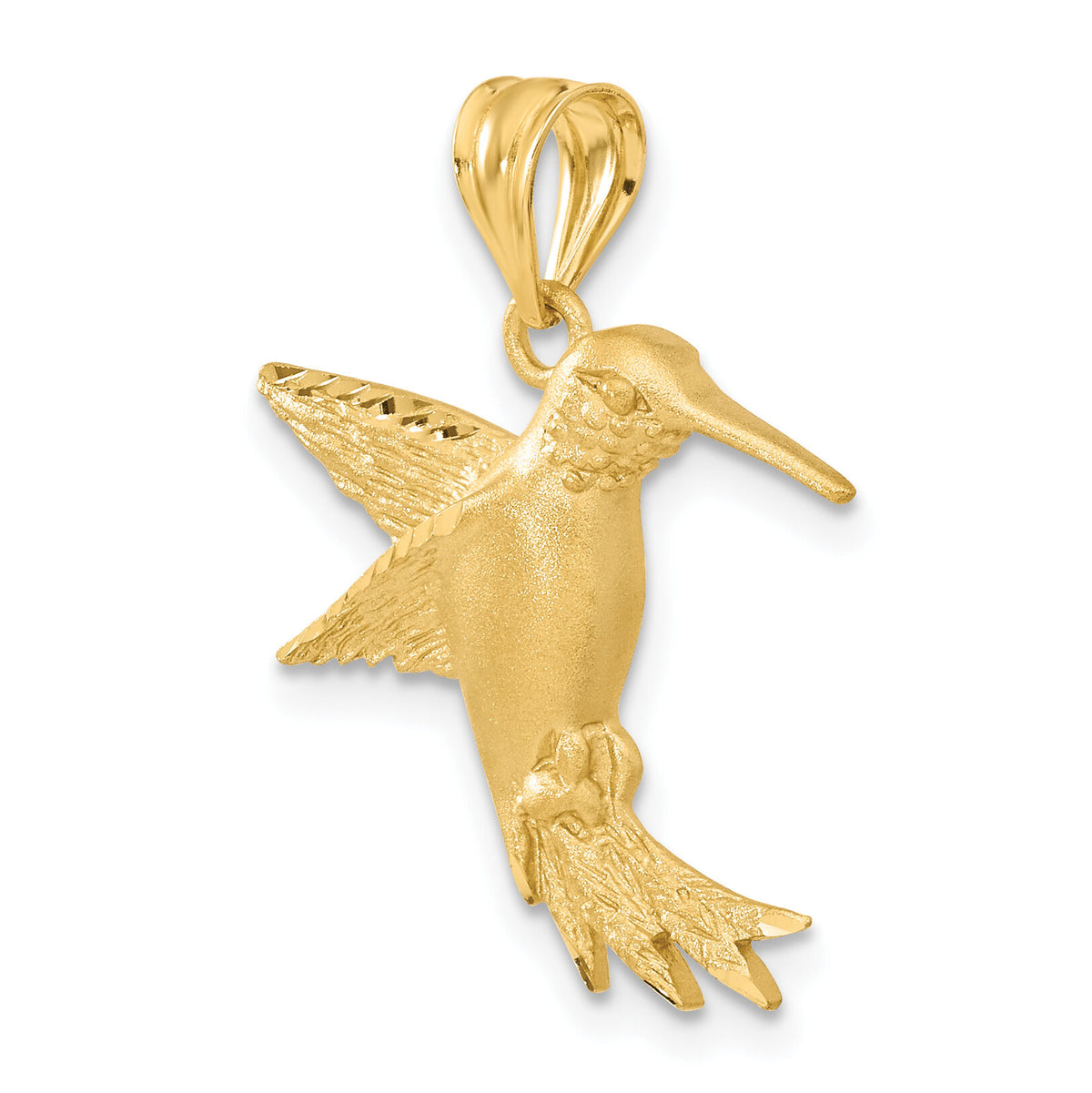 14k Hummingbird Charm-C539