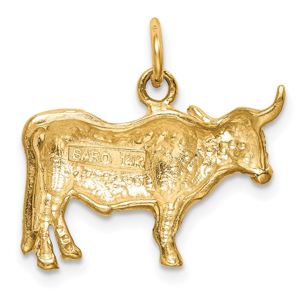 14k Steer Pendant-C541