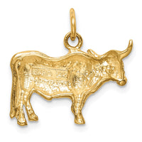 14k Steer Pendant-C541