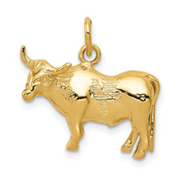 14k Steer Pendant-C541