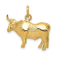 14k Steer Pendant-C541