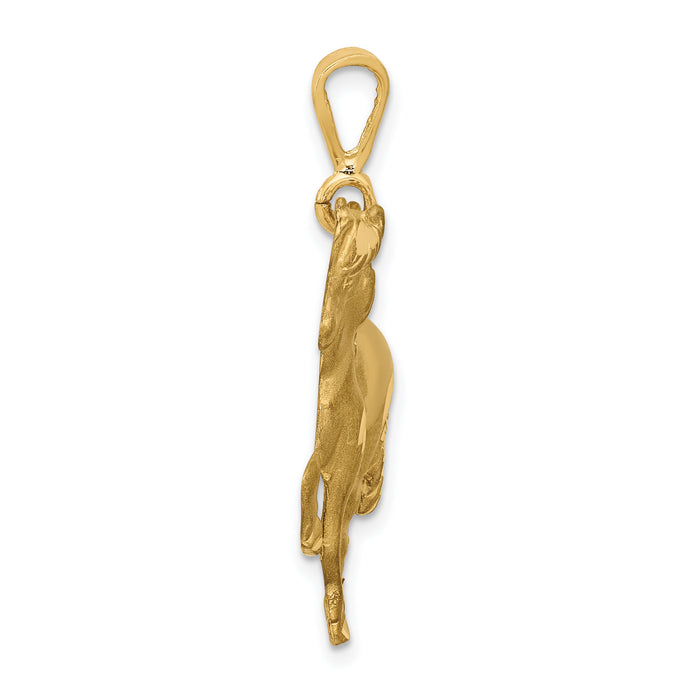 14k Horse Pendant-C557