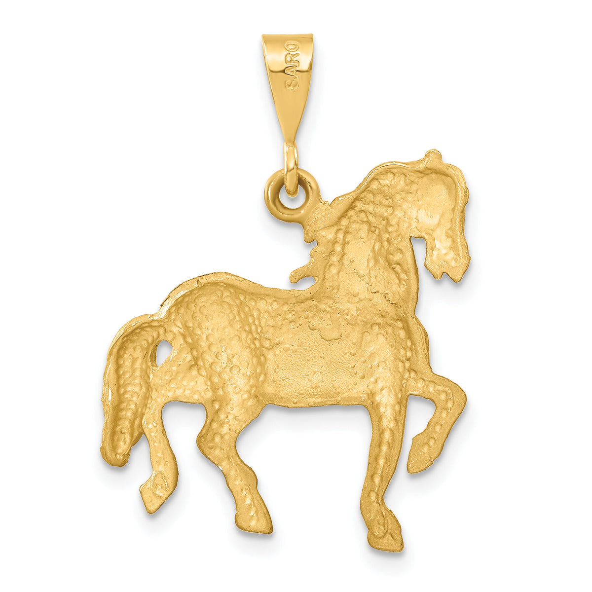 14k Horse Pendant-C557