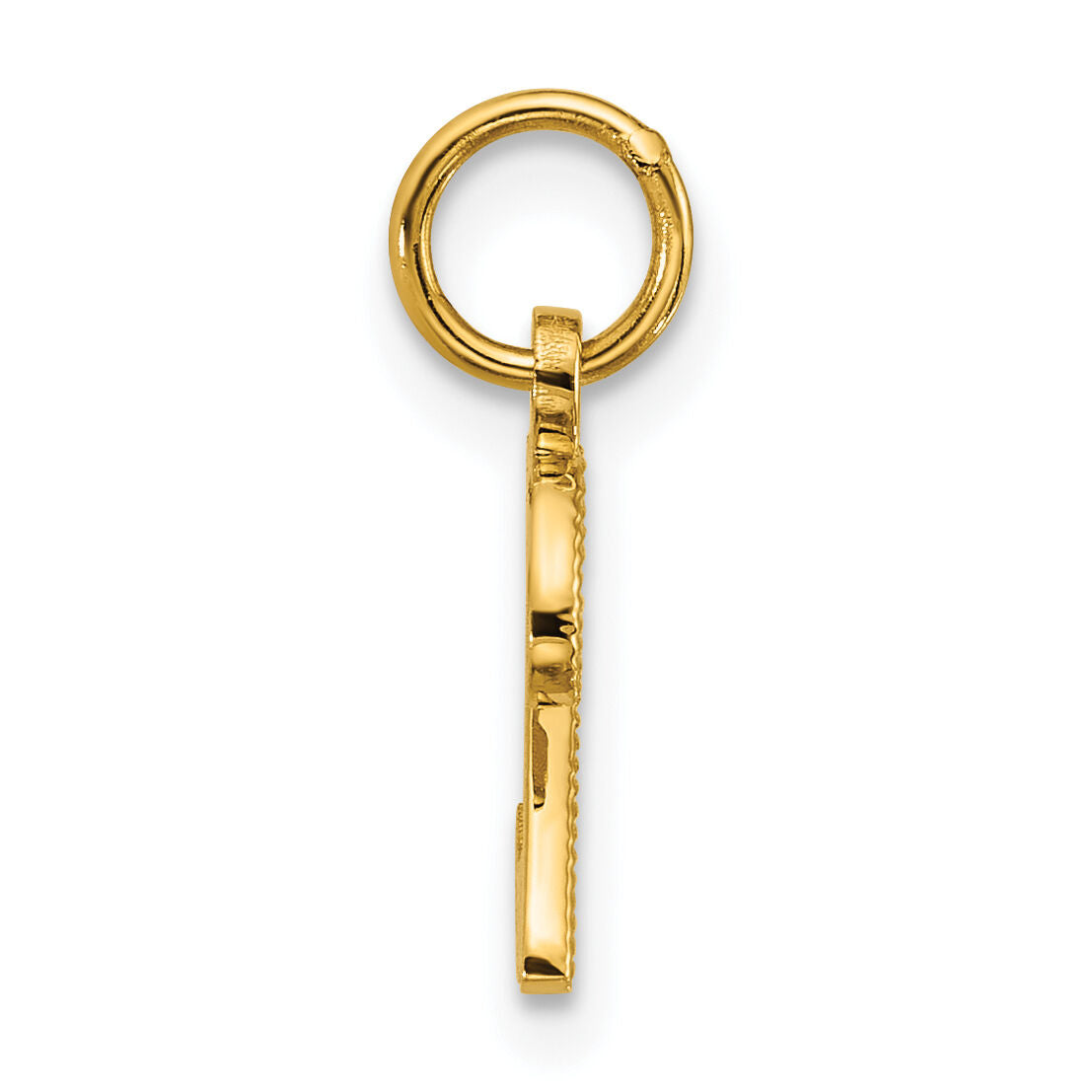 14ky Casted Initial Z Charm-C564Z
