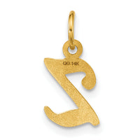 14ky Casted Initial Z Charm-C564Z
