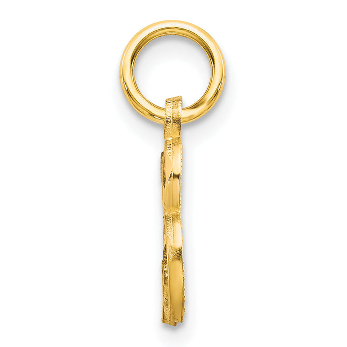 14k Letter B Initial Charm-C565B