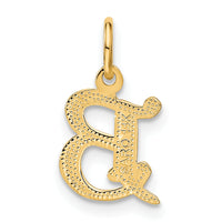 14k Letter B Initial Charm-C565B