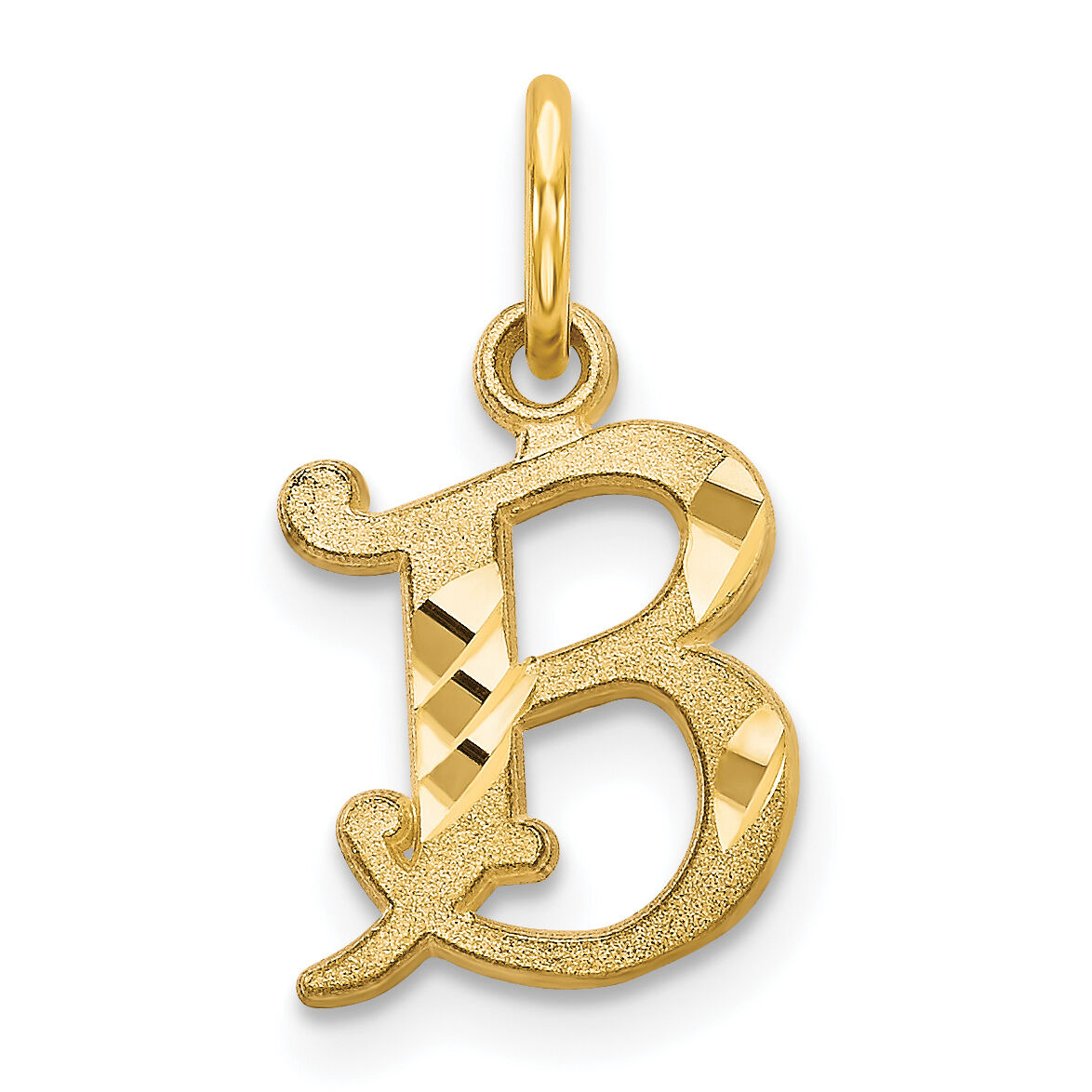 14k Letter B Initial Charm-C565B