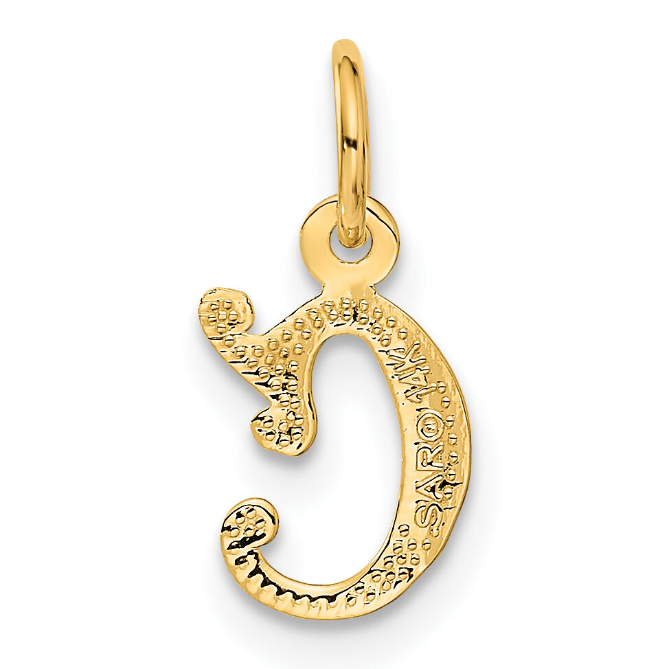 14k Letter C Initial Charm-C565C
