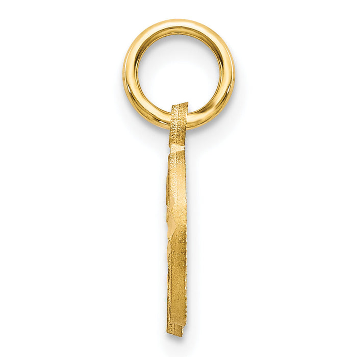 14k Letter D Initial Charm-C565D