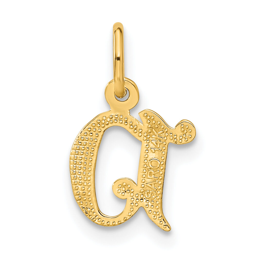 14k Letter D Initial Charm-C565D