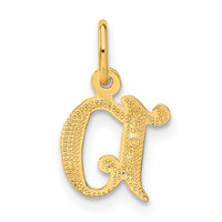 14k Letter D Initial Charm-C565D