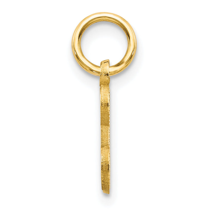 14k Letter E Initial Charm-C565E