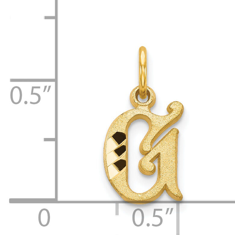 14k Letter G Initial Charm-C565G