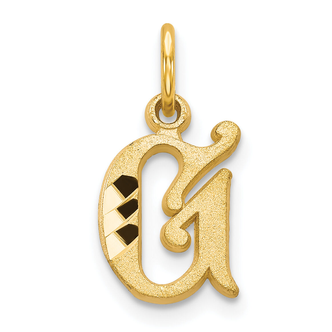 14k Letter G Initial Charm-C565G
