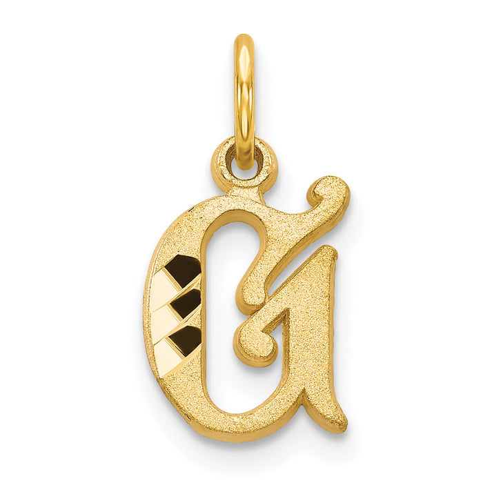 14k Letter G Initial Charm-C565G