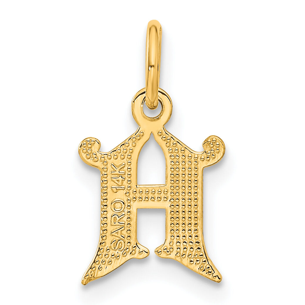 14k Letter H Initial Charm-C565H