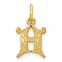 14k Letter H Initial Charm-C565H