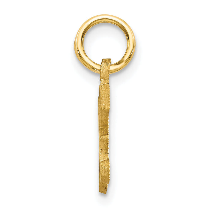 14k Letter K Initial Charm-C565K