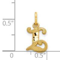 14k Letter L Initial Charm-C565L