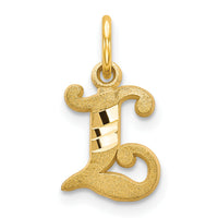 14k Letter L Initial Charm-C565L