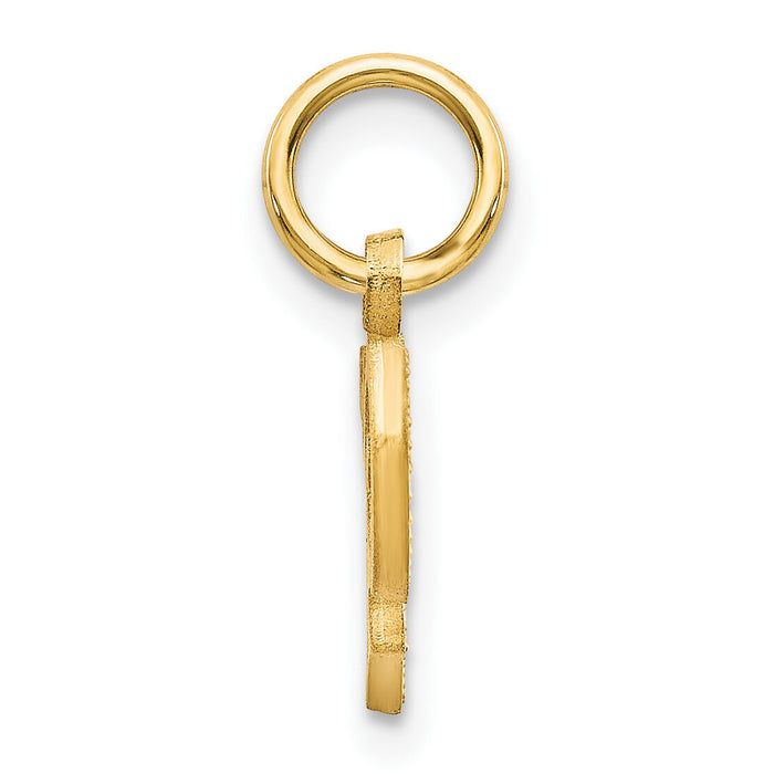 14k Letter P Initial Charm-C565P