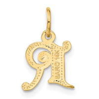 14k Letter R Initial Charm-C565R