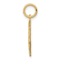 14k Heart Letter B Charm-C568B