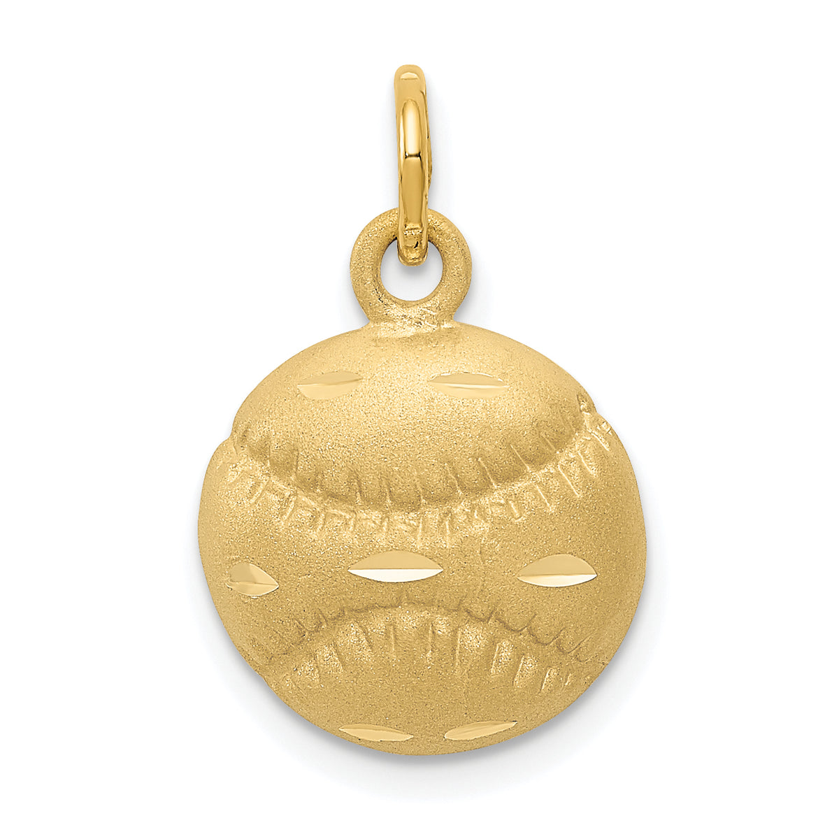 14k Baseball Charm-C575