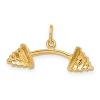 14k Barbell Charm-C588