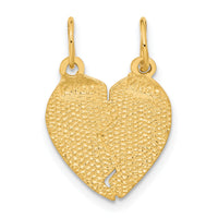 14k Break Apart MY LOVE TO YOU I GIVE MY HEART Charm-C59