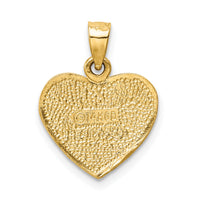 14k Heart Pendant-C60
