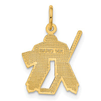 14k Hockey Goalie Charm-C712