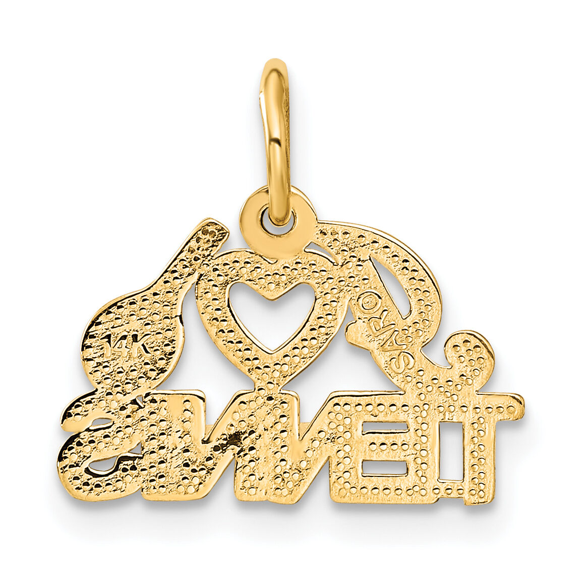 14K I HEART TENNIS Charm-C725