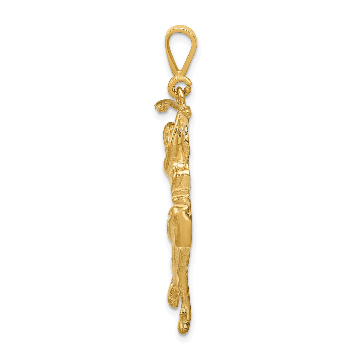 14k Female Golfer Pendant-C727