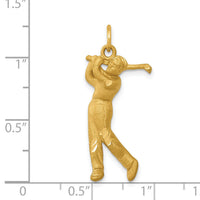 14k Male Golfer Charm-C728