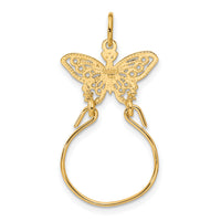 14k Butterfly Holder Charm-C740