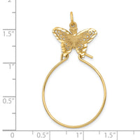 14k Butterfly Holder Charm-C740