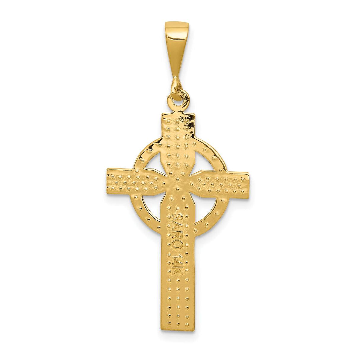 14k Celtic Cross Pendant-C773