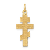 14k Eastern Orthodox Cross Charm-C775