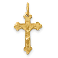 14k INRI Diamond-cut Crucifix Charm-C794